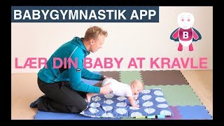 Baby Håndstand  BabyGymnastik og Leg Motorik træning til Baby  69 måneder BabyGym BabyTummel [upl. by Nierman]