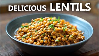 EASY LENTIL RECIPE for a Vegetarian and Vegan Diet  Lentil Recipes [upl. by Dex]