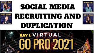 SOCIAL MEDIA PROSPECTING TRAINING  DAY VIRTUAL GO PRO 2021  FRAZER BROKES JESSY LEE WARD [upl. by Harbard613]