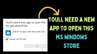 How to Fix quotYoull need a new app to open this mswindowsstorequot Error on Windows 11 [upl. by Anihpled324]