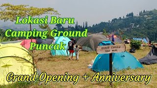 CAMPING KELUARGA IKUT LAUNCHING BUKIT CIHULU CAMPING GROUND CISARUA PUNCAK  BERSAMA CCI [upl. by Jessamyn]