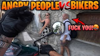 SI ARRABBIANO TUTTI🤬ANGRY PEOPLE vs BIKER COSA VUOL DIRE GUIDARE A NAPOLI Ep 40 COSTIERA AMALFITANA [upl. by Cand]