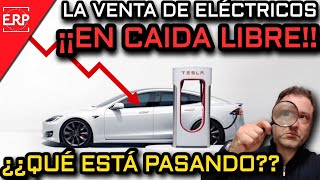 Las VENTAS COCHES ELÉCTRICOS pisan el FRENO  ¿Qué está PASANDO  Preocupación en el sector [upl. by Angadresma]