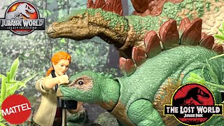 Mattel Dr Sarah Harding amp Stegosaurus Pack Review Jurassic World Legacy Collection [upl. by Perri]