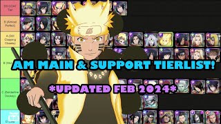 AM Main amp Support TIERLIST Who Is The NEW META Feb 2024 Nxb Ninja Voltage [upl. by Bradshaw]