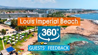 Louis Imperial Beach Hotel VR 360° Degree Drone Review Cyprus [upl. by Aem]