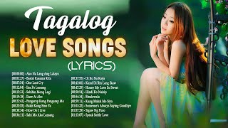 Top 20 Tagalog Love Songs 80s 90s With Lyrics Collection  Nonstop English OPM Love Songs Lyrics [upl. by Buckden]