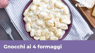 GNOCCHI AI 4 FORMAGGI fatti in casa e super CREMOSI [upl. by Kiyoshi]