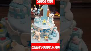 Cake Designer cake  Teady theme cake 3D Cake Marzipan cake marzipancake [upl. by Gambrell]