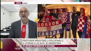 Više od 80000 navijača na susretu Hrvatske i Argentine [upl. by Iclek]