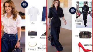 Queen Rania Dresses Designs royalfamily [upl. by Venice]