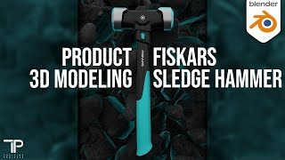 Product 3D Modeling  Fiskars Sledge Hammer  Compatible with Blender 34 [upl. by Allebram]