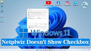 ✅ Netplwiz Doesnt Show Checkbox  Netplwiz Disable Password Windows 11 [upl. by Noak356]