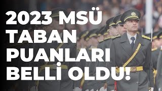 2023 MSÜ TABAN PUANLARI AÇIKLANDI2022 MSÜ TABAN PUANLARIYLA KARŞILAŞTIRMA BÜYÜK FARK [upl. by Nnaihs321]