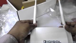 Digisol 300Mbps Wireless ADSL  USB 3G Router Unboxing amp Review [upl. by Kcirderfla]