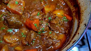 BEEF STEW is the perfect comfort food that taste even better the next day  One Pot Beef Stew Recipe [upl. by Phaedra]