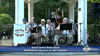 The Good Tymes Banjo Band performs at 2023 Hopkinton Parks amp Rec Concerts on the Common Series [upl. by Nathalia]