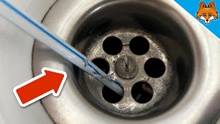 Stick a Straw down your Drain for THIS Cleaning Trick 💥 Surprise 🤯 [upl. by Adar]