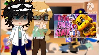 CWACOM characters react to the Afton Family song remix  CWACOM AU  Incredibly lazy [upl. by Gosney583]