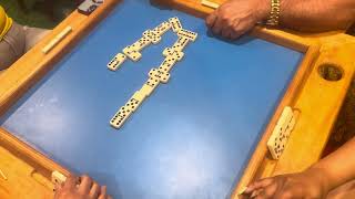 Dominican playing dominoes 92 dir capriko how to play dominoes domino elcapriko game boardgames [upl. by Alexine347]