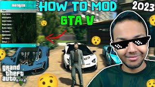 How To Install Mods In Gta 5 2023 [upl. by Ailemor]