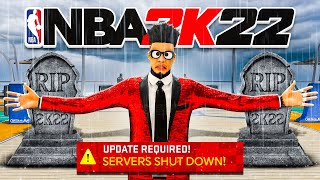 I RETURNED for the LAST DAY of NBA 2K22 EVERServers Shutdown [upl. by Nyrraf679]