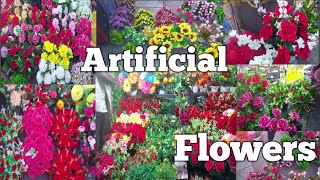 Artificial flowers at Charminar HyderabadHome decor items🌹🌹💐💐🌻🌻👌👌 [upl. by Rehpotsirk567]