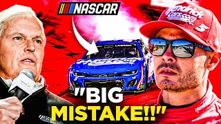 Kyle Larson OFFICIAL DONE After Penalized Again [upl. by Alyahc492]