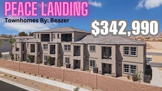 New Townhomes For Sale in Las Vegas at Peace Landing by Beazer  Southwest Las Vegas  New Homes [upl. by Ymerej142]