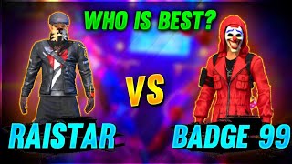 Raistar Vs Badge 99 Old Gameplay Video  Free Fire Custom Video freefire raistar badge99 [upl. by Aem120]