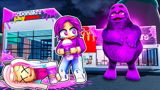 NEW Grimace Shake Story  Roblox [upl. by Sharl]