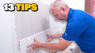 How to Install Bathroom Wall Tile  DIY For Beginners [upl. by Bourque]