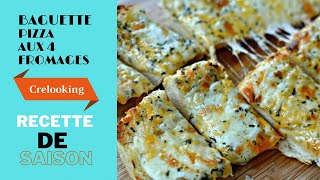 Baguette Pizza Aux 4 Fromages [upl. by Hyacinthia601]