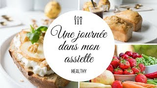 UNE JOURNÉE DANS MON ASSIETTE HEALTHY 4 [upl. by Sueahccaz]