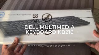 Dell Multimedia keyboard KB216 [upl. by Nasaj]