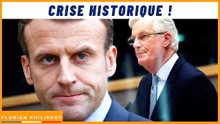 Barnier chassé chute de Macron  crise historique [upl. by Sharline]