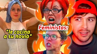 TikToker arde a Feministas por Cocinarle a su Novio RoRo Bueno [upl. by Idnek585]