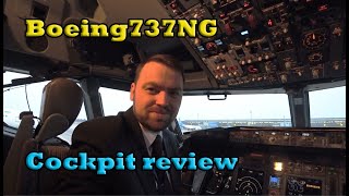 Boeing 737 cockpit explained by Pilot Blog [upl. by Imit]