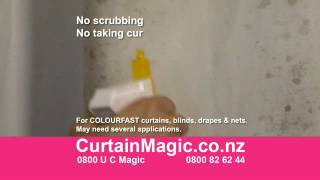 CURTAIN MAGIC Mould Remover TV ADVERT [upl. by Zantos]