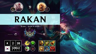 Rakan Support vs Leona  KR Challenger Patch 1413 [upl. by Osi]