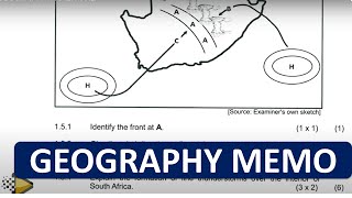 MEMO GRADE 12 GEOGRAPHY PAPER1 FINAL EXAM MEMO PAPER 1 GEOGRAPHY FINAL EXAM 2024 MAYJU THUNDEREDUC [upl. by Ahsiekat]