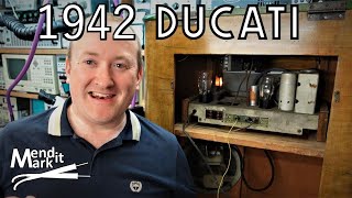 1942 Ducati Radiogram Repair Part 1 [upl. by Rihsab]