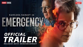 EMERGENCY Official trailer  Release date  Kangana Ranaut  Anupam kher  Emergency trailer [upl. by Kimbra206]