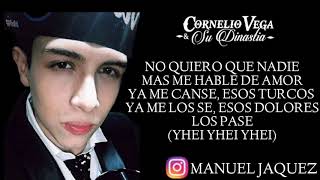 LETRA AMORFODA  CORNELIO VEGA ESTRENO 2018 Video Lycri [upl. by Mall]