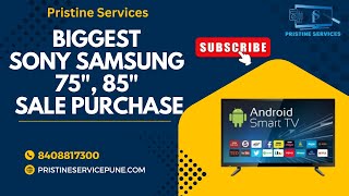 Biggest Sony Samsung 75quot 85quot available at very affordable prices [upl. by Oralla299]