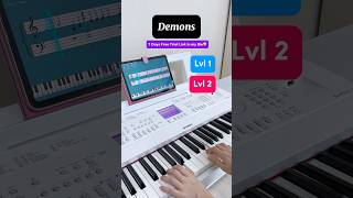 Can you play both levels😎 easypianotutorial [upl. by Kress]