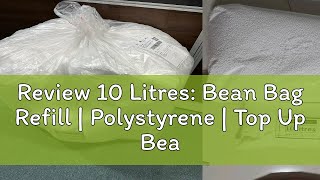 Review 10 Litres Bean Bag Refill  Polystyrene  Top Up Bean Bags  Singapore [upl. by Koerlin]