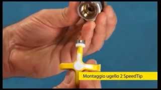 Montaggio ugello airless 2SpeedTip  WAGNER [upl. by Adnovoj]