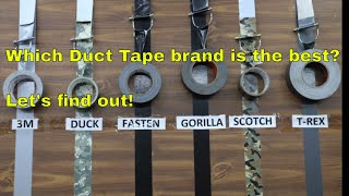 Which Duct Tape Brand is the Best Lets find out [upl. by Unhsiv]