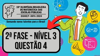 PROVA COMPLETA OBMEP 2024 SEGUNDA FASE NÍVEL 2 SIMULADO COM GABARITO [upl. by Narut]